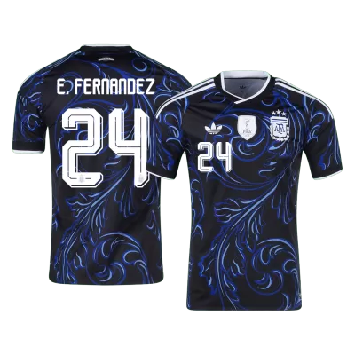 Argentina E. FERNANDEZ #24 Away Soccer Fan Jersey World Cup 2026 - Pro Jersey Shop