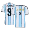 Argentina J.ALVAREZ #9 Home Soccer Fan Jersey World Cup 2026 - Pro Jersey Shop