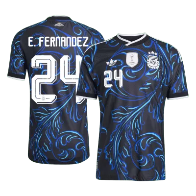 Argentina E. FERNANDEZ #24 Away Soccer Match Jersey World Cup 2026 - Pro Jersey Shop