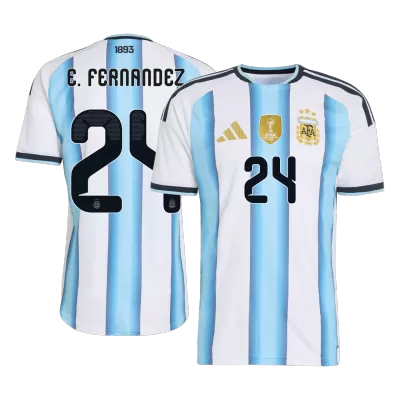 Argentina E. FERNANDEZ #24 Home Soccer Match Jersey World Cup 2026 - Pro Jersey Shop