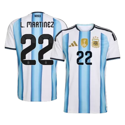 Argentina L.MARTINEZ #22 Home Soccer Fan Jersey World Cup 2026 - Pro Jersey Shop