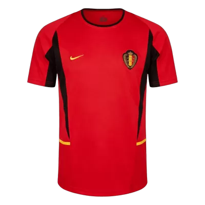 Retro 2002 World Cup Belgium Home Soccer Jersey - Pro Jersey Shop