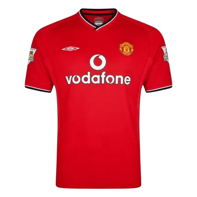 Retro 2000/02 Manchester United Home Soccer Jersey - Pro Jersey Shop