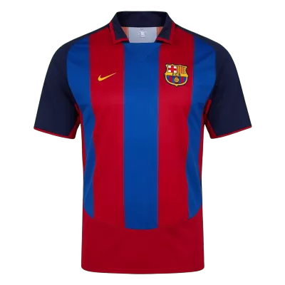 Retro 2003/04 Barcelona Home Soccer Jersey - Pro Jersey Shop