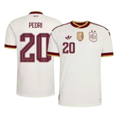 Spain PEDRI #20 Champion Away Soccer Match Jersey World Cup 2026 - Pro Jersey Shop