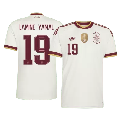 Spain LAMINE YAMAL #19 Champion Edition Away Soccer Fan Jersey World Cup 2026 - Pro Jersey Shop