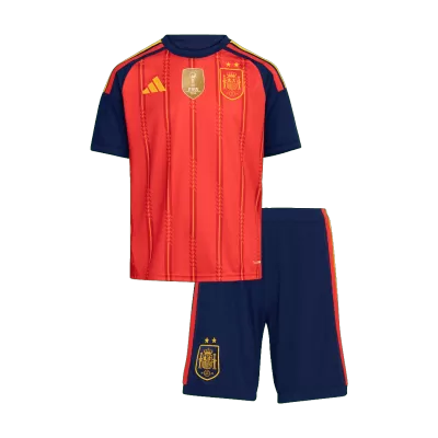 Kids Spain Champion Home Soccer Jersey Kit World Cup 2026 - Pro Jersey Shop