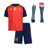 Kids Spain Champion Home Soccer Jersey Full Kit World Cup 2026 - Pro Jersey Shop