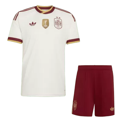 Kids Spain Champion Away Soccer Jersey Kit World Cup 2026 - Pro Jersey Shop