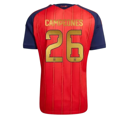Spain CAMPEONES #26 Home Soccer Fan Jersey World Cup 2026 - Champion - Pro Jersey Shop