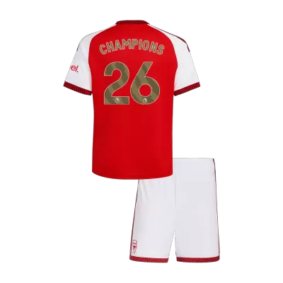 Kids CHAMPIONS #26 Arsenal Home Soccer Jersey Kit 2026/27 - Pro Jersey Shop