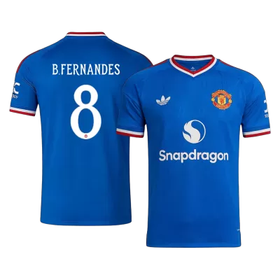 Manchester United B. FERNANDES #8 Away Soccer Fan Jersey 2026/27 UCL - Pro Jersey Shop