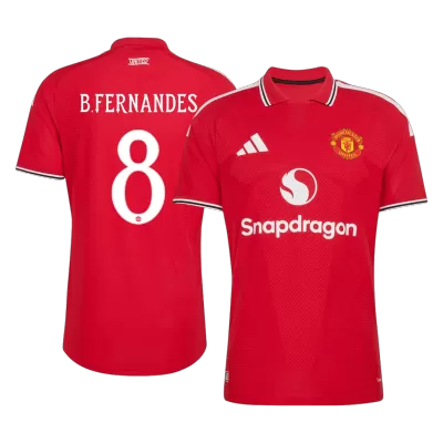 Manchester United B. FERNANDES #8 Home Soccer Match Jersey 2026/27 UCL - Pro Jersey Shop