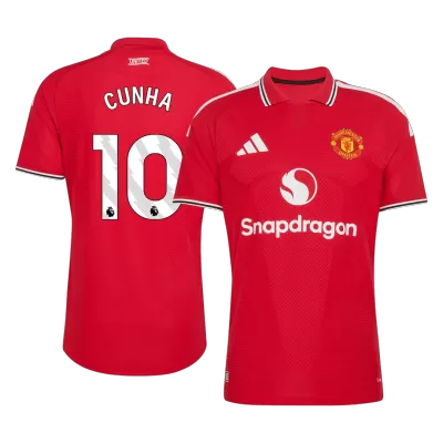 Manchester United CUNHA #10 Home Soccer Match Jersey 2026/27 - Pro Jersey Shop