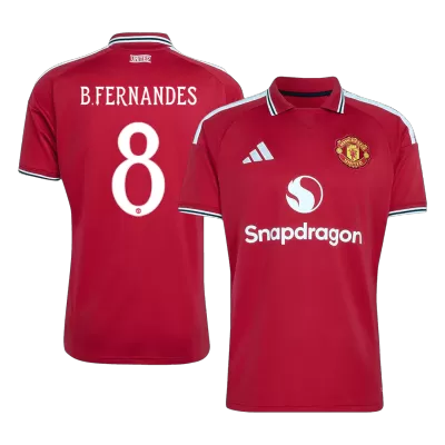 Manchester United B.FERNANDES #8 Home Soccer Fan Jersey 2026/27 UCL - Pro Jersey Shop