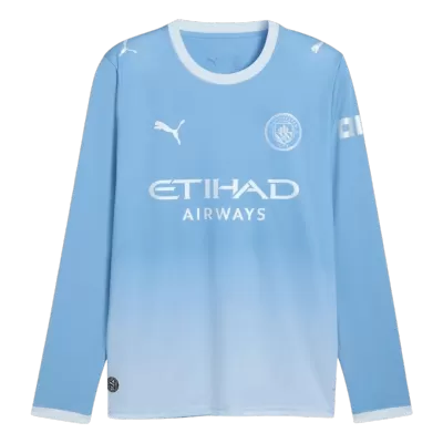 Manchester City Home Soccer Long Sleeves Fan Jersey 2026/27 - Pro Jersey Shop