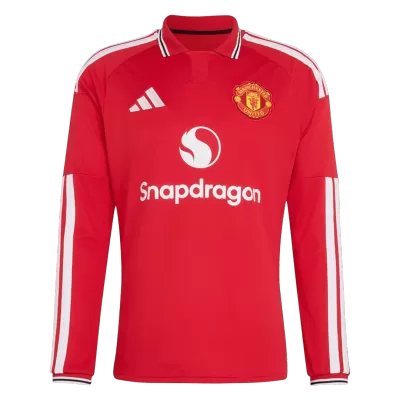 Manchester United Home Soccer Long Sleeves Fan Jersey 2026/27 - Pro Jersey Shop