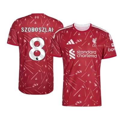 Liverpool SZOBOSZLAI #8 Home Soccer Match Jersey 2026/27 - Pro Jersey Shop