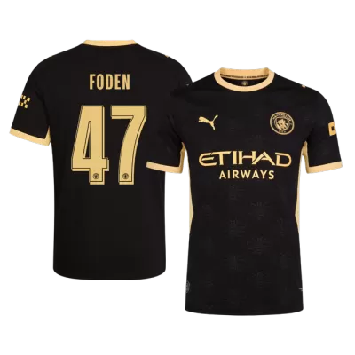 Manchester City FODEN #47 Away Soccer Match Jersey 2026/27 UCL - Pro Jersey Shop