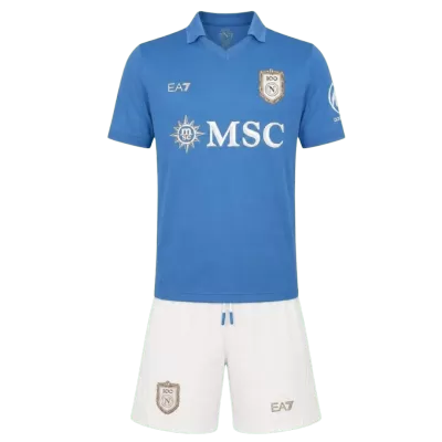 Kids Napoli Home Soccer Jersey Kit 2026/27 - Pro Jersey Shop