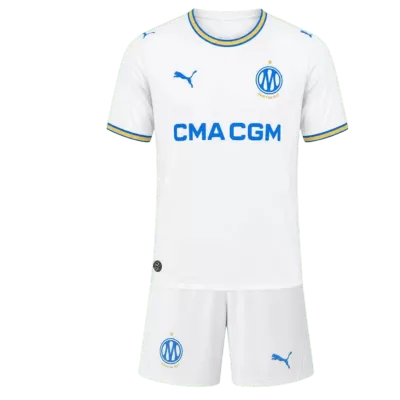 Kids Marseille Home Soccer Jersey Kit 2026/27 - Pro Jersey Shop