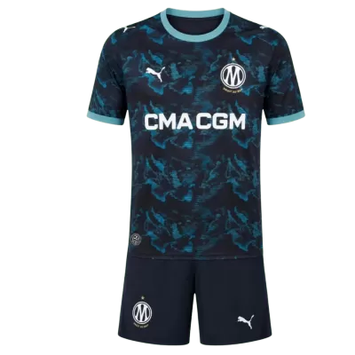 Kids Marseille Away Soccer Jersey Kit 2026/27 - Pro Jersey Shop