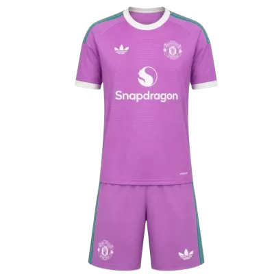 Kids Manchester United Goalkeeper Soccer Jersey Kit 2026/27 - Pro Jersey Shop