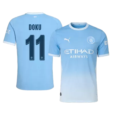 Manchester City DOKU #11 Home Soccer Match Jersey 2026/27 UCL - Pro Jersey Shop