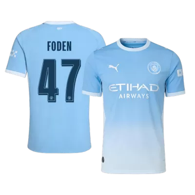 Manchester City FODEN #47 Home Soccer Match Jersey 2026/27 UCL - Pro Jersey Shop
