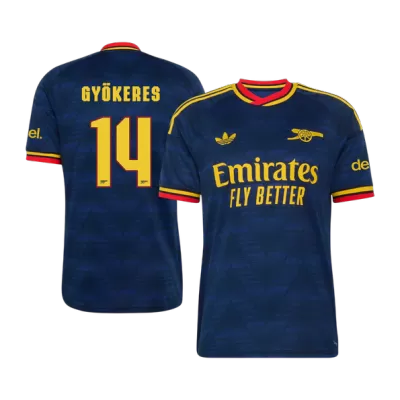 Arsenal GYÖKERES #14 Away Soccer Fan Jersey 2026/27 UCL - Pro Jersey Shop