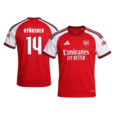 Arsenal GYÖKERES #14 Home Soccer Fan Jersey 2026/27 UCL - Pro Jersey Shop